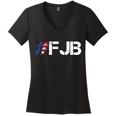 #FJB F Joe Biden FJB Women's V-Neck T-Shirt