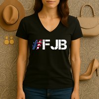 #FJB F Joe Biden FJB Women's V-Neck T-Shirt
