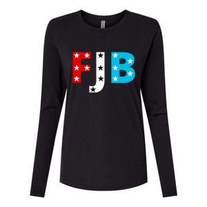 FJB F Joe Biden Star Logo Womens Cotton Relaxed Long Sleeve T-Shirt