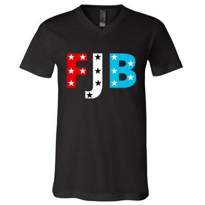 FJB F Joe Biden Star Logo V-Neck T-Shirt