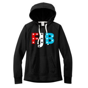 FJB F Joe Biden Star Logo Women's Fleece Hoodie