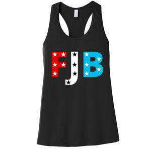 FJB F Joe Biden Star Logo Women's Racerback Tank