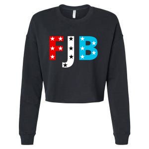 FJB F Joe Biden Star Logo Cropped Pullover Crew