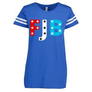 FJB F Joe Biden Star Logo Enza Ladies Jersey Football T-Shirt