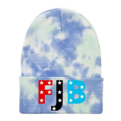 FJB F Joe Biden Star Logo Tie Dye 12in Knit Beanie