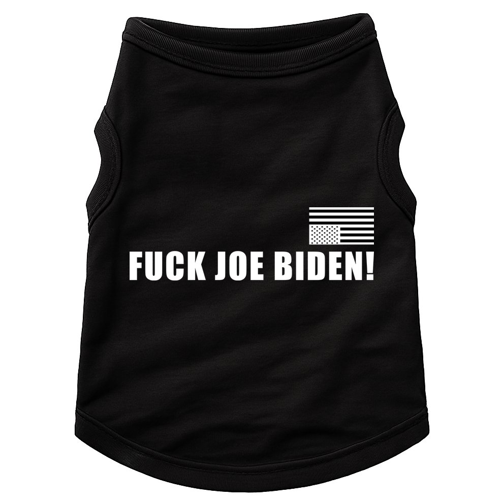 FJB F Joe Biden Upside Down American Flog Doggie Tank