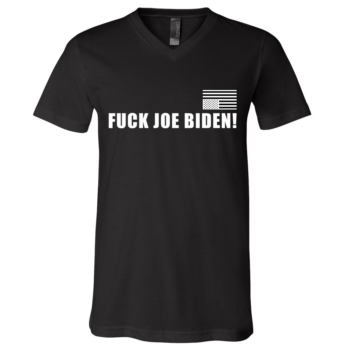 FJB F Joe Biden Upside Down American Flog V-Neck T-Shirt