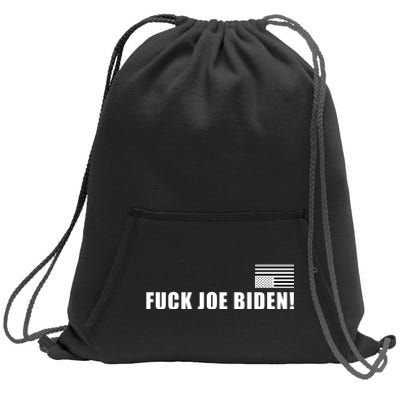 FJB F Joe Biden Upside Down American Flog Sweatshirt Cinch Pack Bag