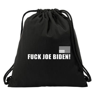 FJB F Joe Biden Upside Down American Flog Drawstring Bag