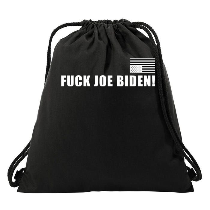 FJB F Joe Biden Upside Down American Flog Drawstring Bag