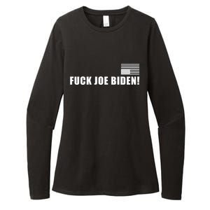 FJB F Joe Biden Upside Down American Flog Womens CVC Long Sleeve Shirt