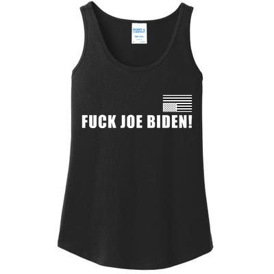 FJB F Joe Biden Upside Down American Flog Ladies Essential Tank