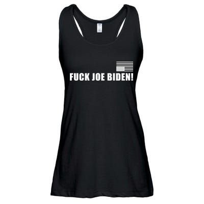 FJB F Joe Biden Upside Down American Flog Ladies Essential Flowy Tank