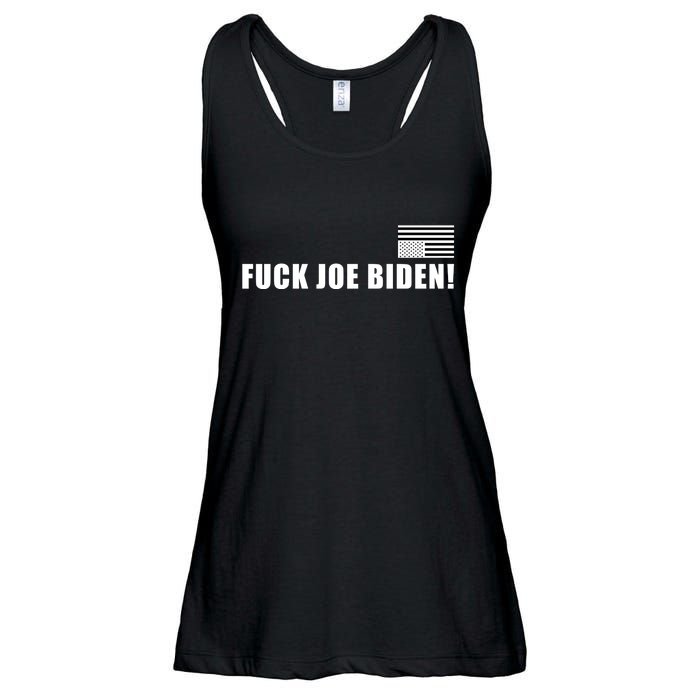 FJB F Joe Biden Upside Down American Flog Ladies Essential Flowy Tank