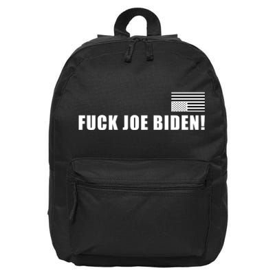 FJB F Joe Biden Upside Down American Flog 16 in Basic Backpack