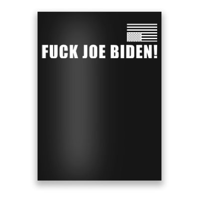 FJB F Joe Biden Upside Down American Flog Poster