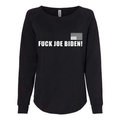 FJB F Joe Biden Upside Down American Flog Womens California Wash Sweatshirt