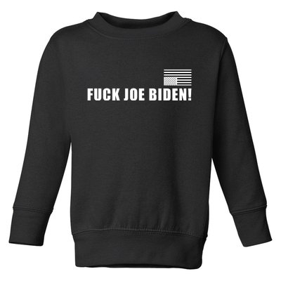 FJB F Joe Biden Upside Down American Flog Toddler Sweatshirt