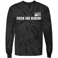 FJB F Joe Biden Upside Down American Flog Tie-Dye Long Sleeve Shirt