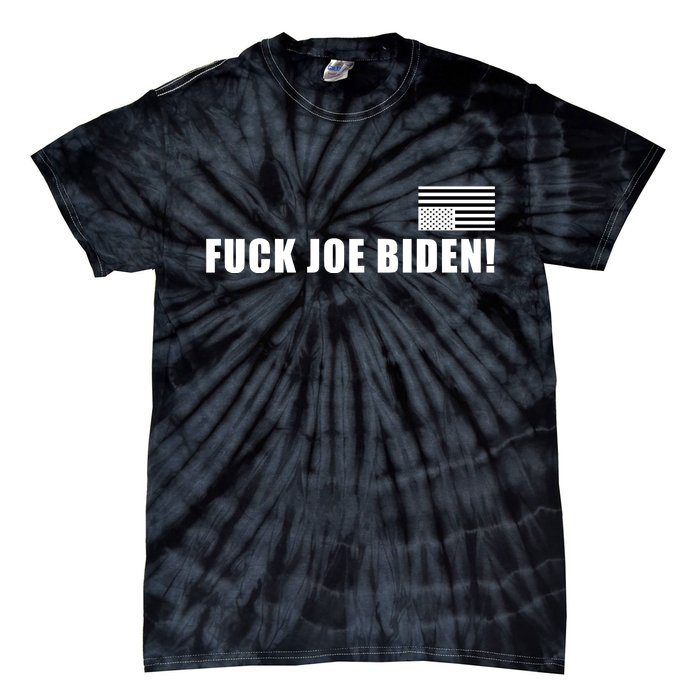 FJB F Joe Biden Upside Down American Flog Tie-Dye T-Shirt