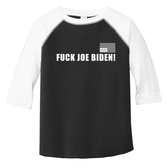 FJB F Joe Biden Upside Down American Flog Toddler Fine Jersey T-Shirt