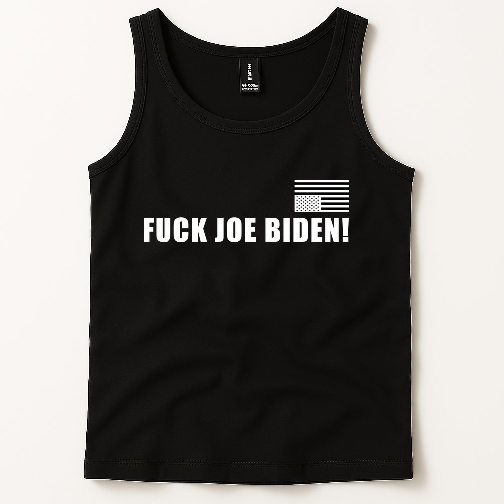 FJB F Joe Biden Upside Down American Flog Tank Top