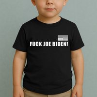 FJB F Joe Biden Upside Down American Flog Toddler T-Shirt