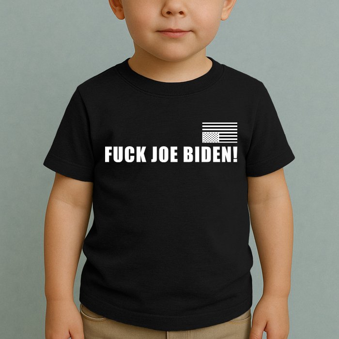 FJB F Joe Biden Upside Down American Flog Toddler T-Shirt