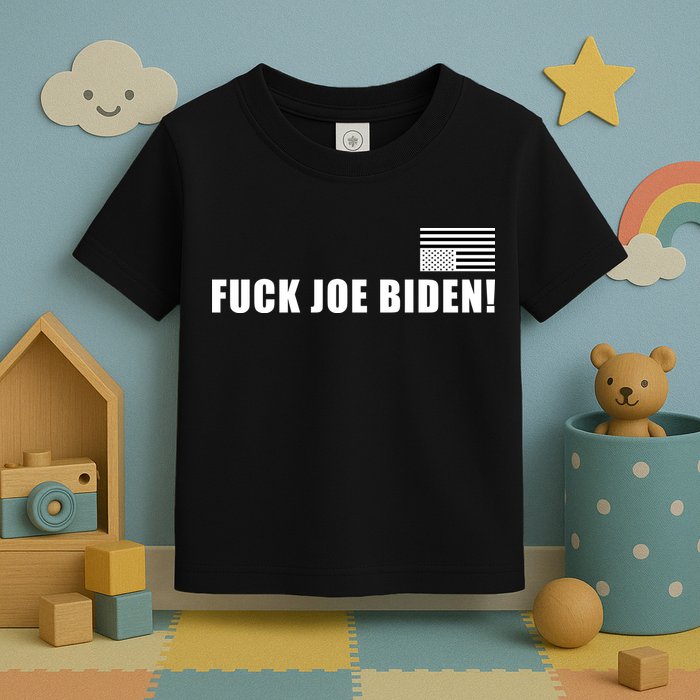 FJB F Joe Biden Upside Down American Flog Toddler T-Shirt