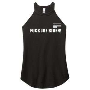 FJB F Joe Biden Upside Down American Flog Women's Perfect Tri Rocker Tank