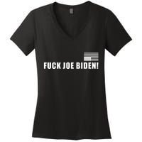 FJB F Joe Biden Upside Down American Flog Women's V-Neck T-Shirt