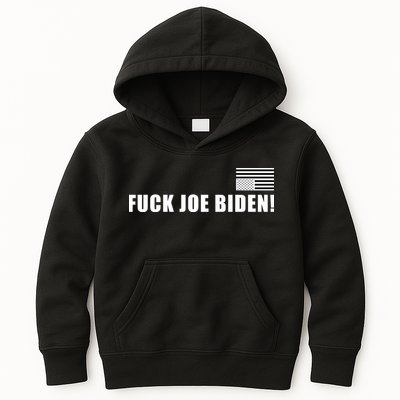 FJB F Joe Biden Upside Down American Flog Kids Hoodie