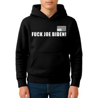 FJB F Joe Biden Upside Down American Flog Kids Hoodie