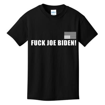 FJB F Joe Biden Upside Down American Flog Kids T-Shirt