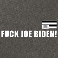 FJB F Joe Biden Upside Down American Flog Cotton Canvas Backpack