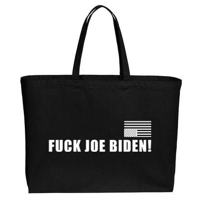 FJB F Joe Biden Upside Down American Flog Cotton Canvas Jumbo Tote