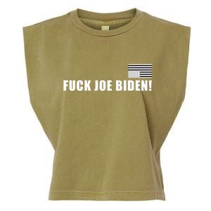 FJB F Joe Biden Upside Down American Flog Garment-Dyed Women's Muscle Tee