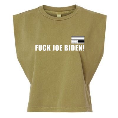 FJB F Joe Biden Upside Down American Flog Garment-Dyed Women's Muscle Tee