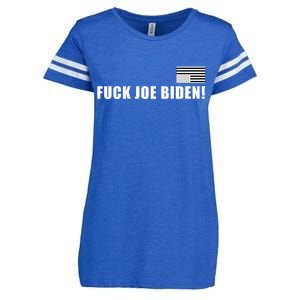 FJB F Joe Biden Upside Down American Flog Enza Ladies Jersey Football T-Shirt