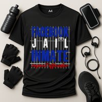 Funny Facebook Jail Inmate Repeat Offender Performance Shirt