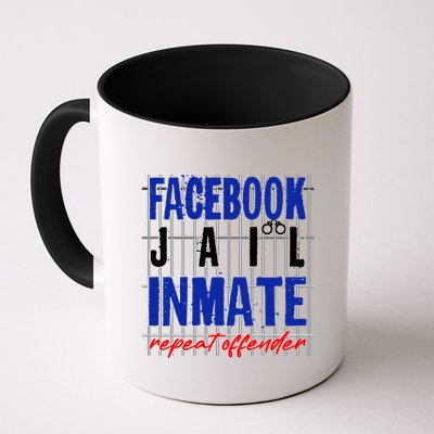Funny Facebook Jail Inmate Repeat Offender Mug