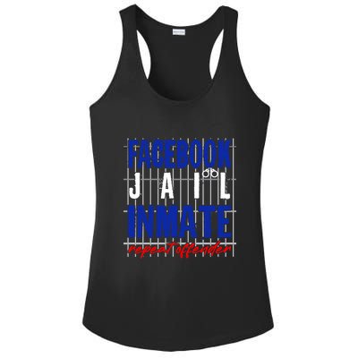 Funny Facebook Jail Inmate Repeat Offender Ladies PosiCharge Competitor Racerback Tank