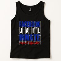 Funny Facebook Jail Inmate Repeat Offender Tank Top