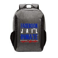 Funny Facebook Jail Inmate Repeat Offender Vector Backpack