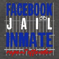 Funny Facebook Jail Inmate Repeat Offender Vector Backpack