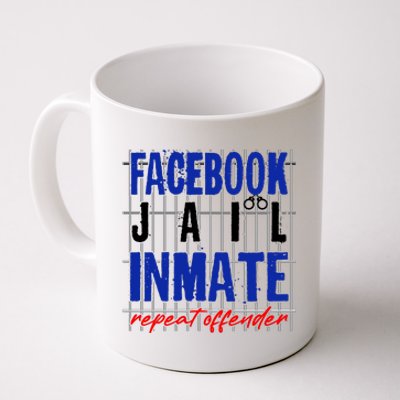 Funny Facebook Jail Inmate Repeat Offender Coffee Mug