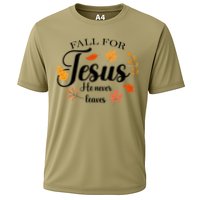 Fall For Jesus He Never Leaves Christianity Performance Shirt