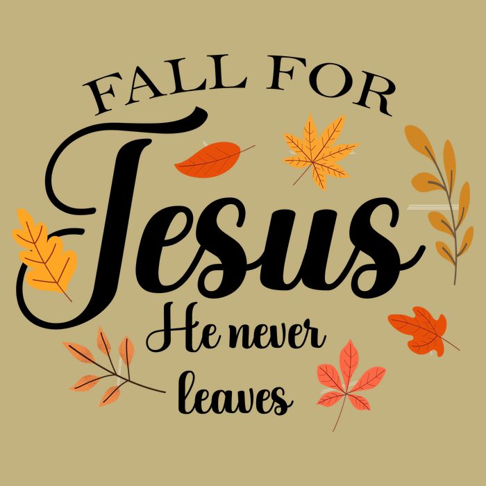 Fall For Jesus He Never Leaves Christianity Performance Shirt