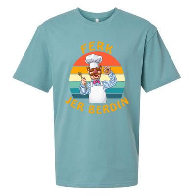 Funny Ferk Jer Berdin Swedish Chef Vintage Sueded Cloud Jersey T-Shirt