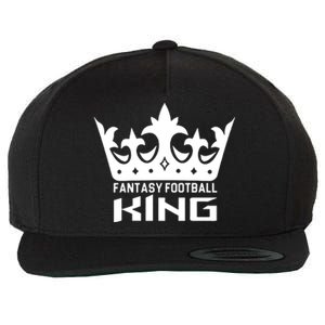 Fantasy Football King Wool Snapback Cap